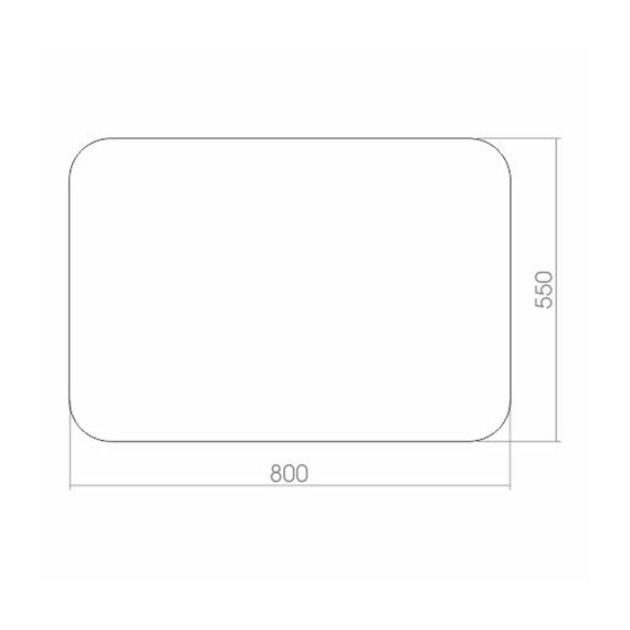 Зеркало Azario Шампань 80 см - фото 3