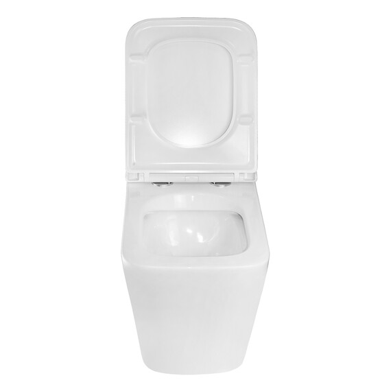 Унитаз подвесной безободковый Azario AZ-0057 с крышкой микролифт - фото 5