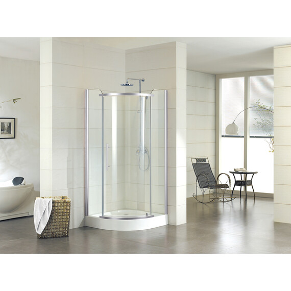 Душевое ограждение Azario Edmonton 90х90 см AZ-NNC2231 900 (стекло 8 мм) хром/прозрачное - фото 3