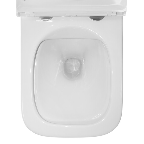 Унитаз подвесной безободковый Azario Teramo 0052 с крышкой микролифт, Цвет производителя: белый - фото 8