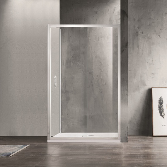 Душевое ограждение Azario Milton 120х80 см AZ-ND1131 R 1200, хром/прозрачное - фото 2