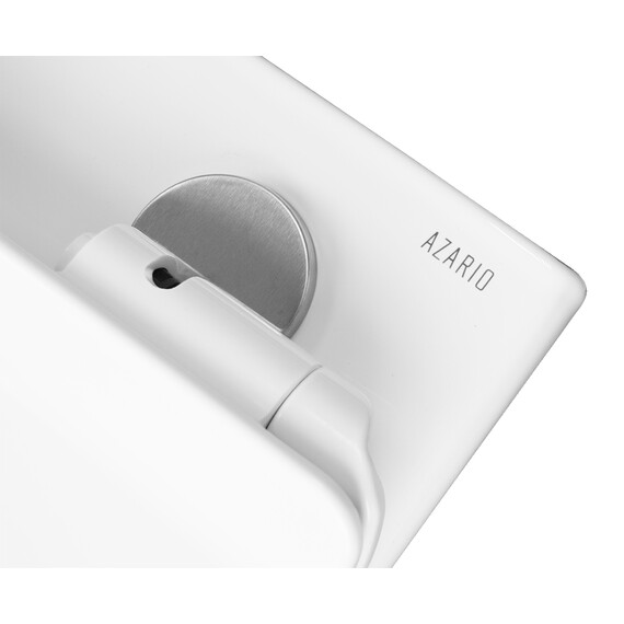 Унитаз подвесной безободковый Azario Grado AZ-0046-N с тонкой крышкой микролифт, Цвет производителя: белый - фото 15