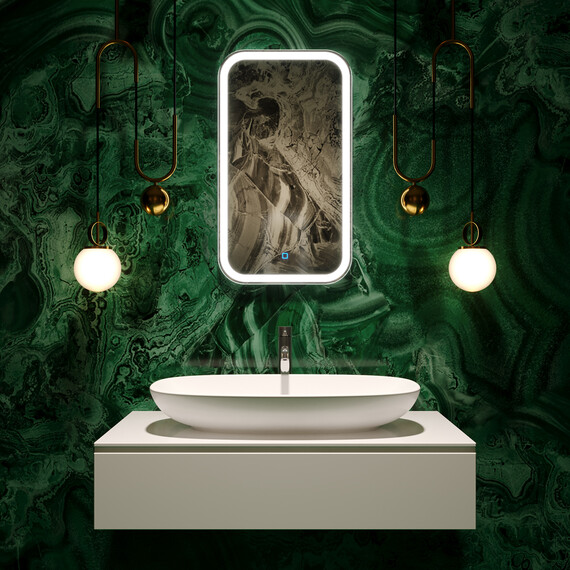 Зеркало Azario Мальта Led 40 см - фото 5