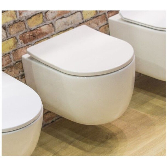 Унитаз подвесной безободковый Art&Max Bologna AM211CHR/AM211SC с крышкой микролифт - фото 11