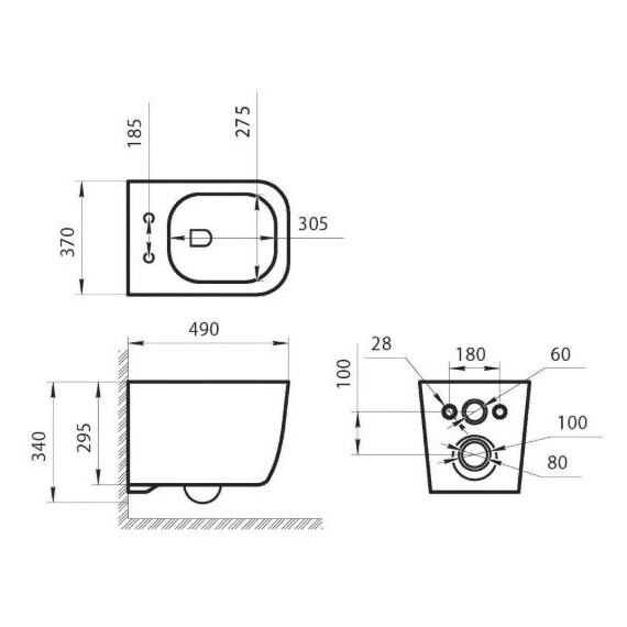 Унитаз подвесной безободковый Art&Max Bologna AM211CHR/AM211SC с крышкой микролифт - фото 12