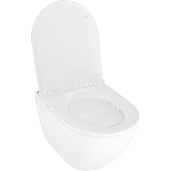 Инсталляция с подвесным унитазом комплект: Grohe Rapid SL 38772001 с подвесным безободковым унитазом Azario Trevi AZ-0093UQ3 TORNADO сиденье микролифт, крепление, кнопка смыва хром - фото 7