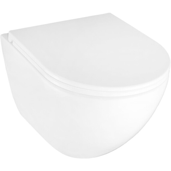 Инсталляция с подвесным унитазом комплект: Grohe Rapid SL 38772001 с подвесным безободковым унитазом Azario Trevi AZ-0093UQ3 TORNADO сиденье микролифт, крепление, кнопка смыва хром - фото 3