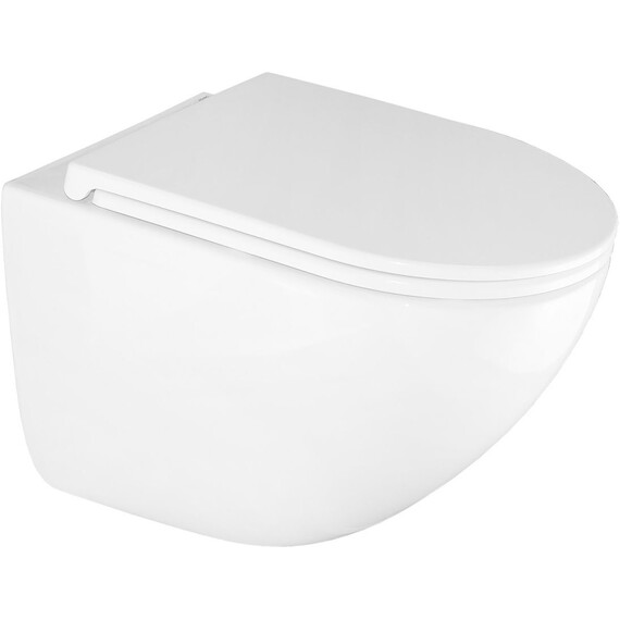 Инсталляция с подвесным унитазом комплект: Grohe Rapid SL 38772001 с подвесным безободковым унитазом Azario Trevi AZ-0093UQ3 TORNADO сиденье микролифт, крепление, кнопка смыва хром - фото 11