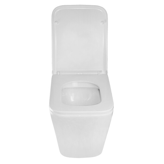 Унитаз подвесной безободковый Azario AZ-0057 с крышкой микролифт - фото 6