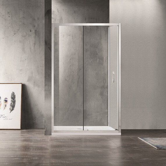 Душевое ограждение Azario Milton 120х80 см AZ-ND1131 L 1200, хром/прозрачное - фото 2