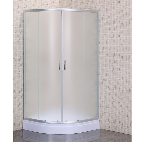 Душевое ограждение Loranto CS-8015S 90х90 см, сатин/матовое - фото 2