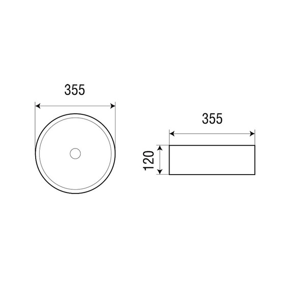 Раковина-чаша Azario 35 см AZ-3134 - фото 2