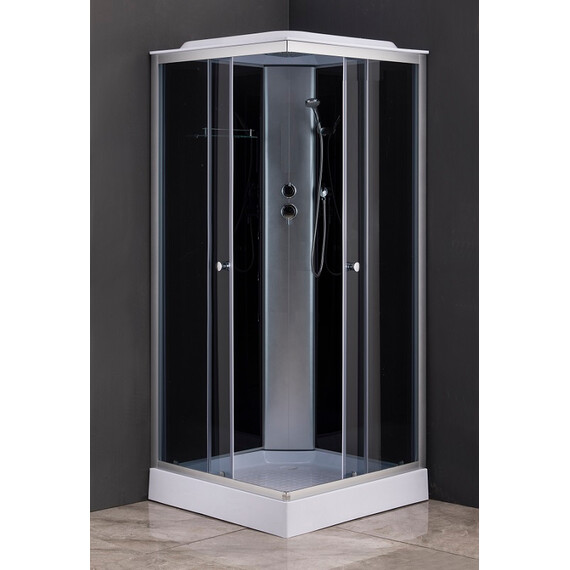 Душевая кабина Loranto CS-6491G 90х90 см, сатин/тонированное - фото 2