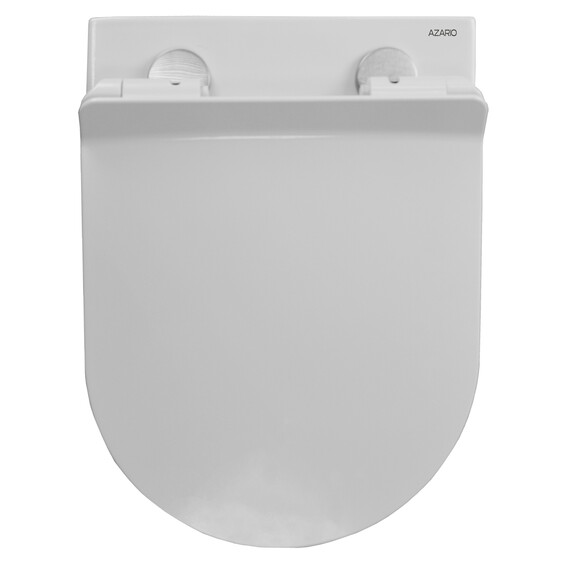 Унитаз подвесной безободковый Azario Grado AZ-0046-N с тонкой крышкой микролифт, Цвет производителя: белый - фото 13