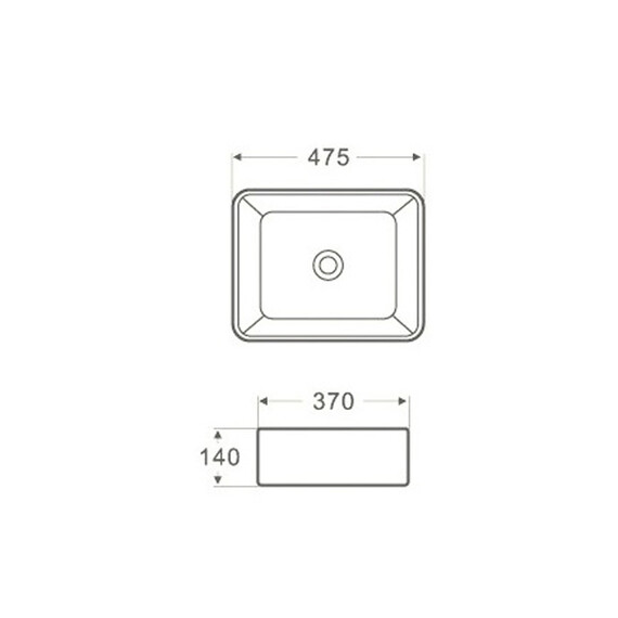 Раковина-чаша Azario 47 см AZ-2074 - фото 3