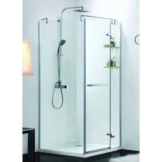 Душевое ограждение Azario Montreal AZ-NWG1231-R 90х90 см (стекло 8 мм) алюминий/прозрачное - фото 2