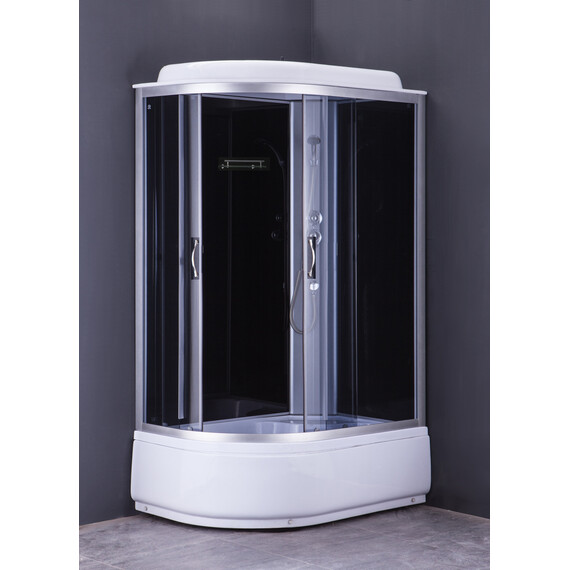 Душевая кабина Loranto CS-66120R G 120х80 см, хром/прозрачное - фото 2