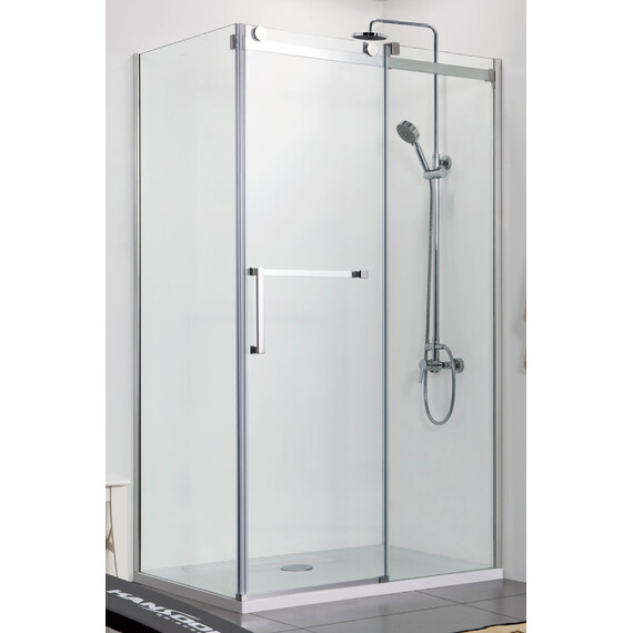 Душевое ограждение Azario Vancouver AZ-NKF1131 R 120х80 см (стекло 8 мм) алюминий/прозрачное - фото 2