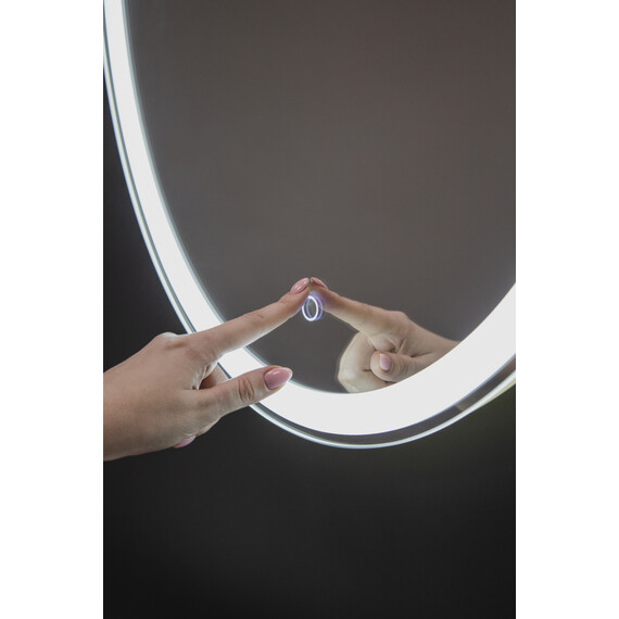 Зеркало Azario Италия Led 57 см (с подсветкой и сенсорным выключателем) - фото 7