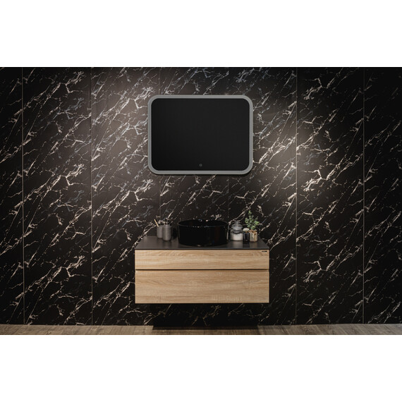 Зеркало Azario Стив Led 91 см (с подсветкой и сенсорным выключателем) - фото 2