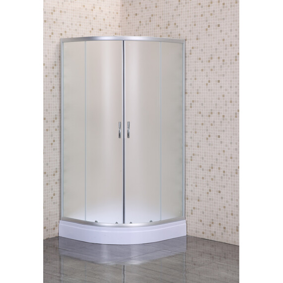 Душевое ограждение Loranto CS-8025S 100х100 см, сатин/матовое - фото 2