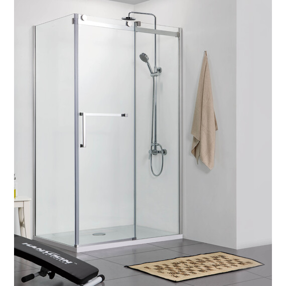 Душевое ограждение Azario Vancouver AZ-NKF1131 R 120х80 см (стекло 8 мм) алюминий/прозрачное - фото 3