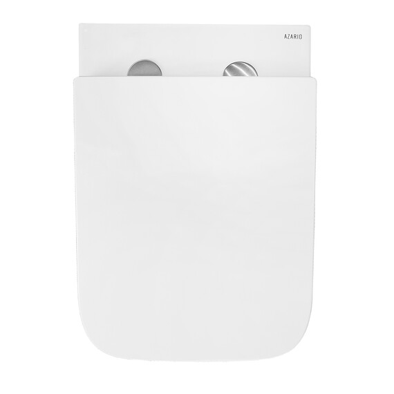 Унитаз подвесной безободковый Azario Nova AZ-2216 с крышкой микролифт - фото 8