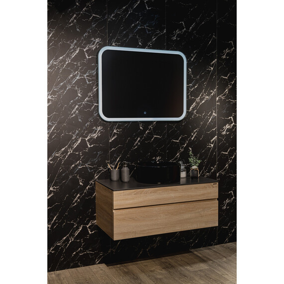 Зеркало Azario Стив Led 91 см (с подсветкой и сенсорным выключателем) - фото 4