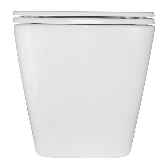 Унитаз подвесной безободковый Azario Teramo 0052 с крышкой микролифт, Цвет производителя: белый - фото 11