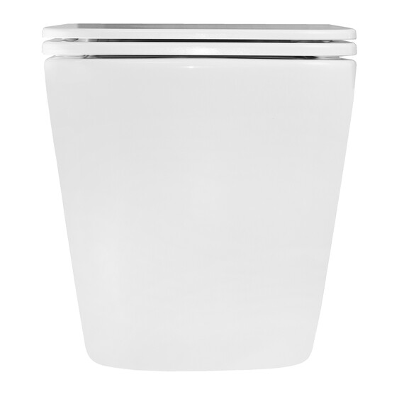 Унитаз подвесной безободковый Azario AZ-0057 с крышкой микролифт - фото 11