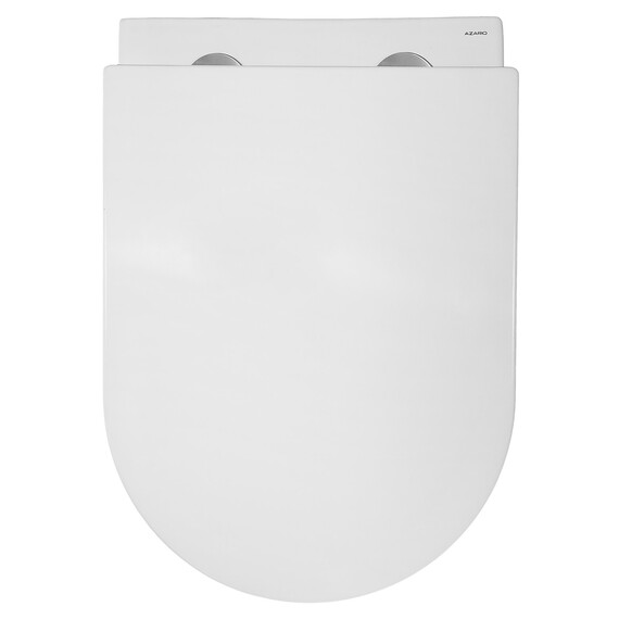Унитаз подвесной безободковый Azario Teramo 0053 с крышкой микролифт, Цвет производителя: белый - фото 10