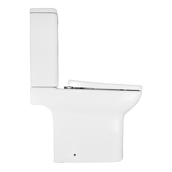 Унитаз-компакт безободковый Azario Alba AZ-8323 с крышкой дюропласт - фото 13