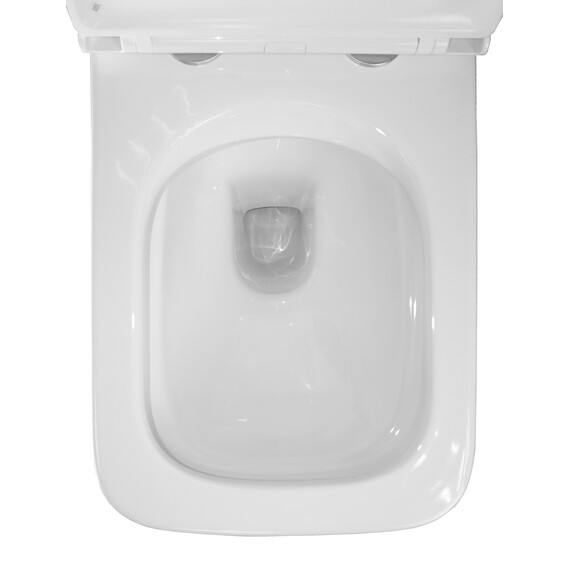 Унитаз подвесной безободковый Azario AZ-0057 с крышкой микролифт - фото 9