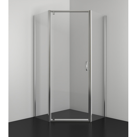 Душевое ограждение Azario Dallas AZ-112P 90х90 см CS00021481, хром/прозрачное - фото 2