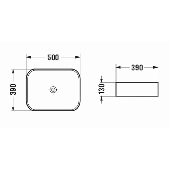 Раковина-чаша Azario 50 см AZ-78109MB, черный матовый - фото 3