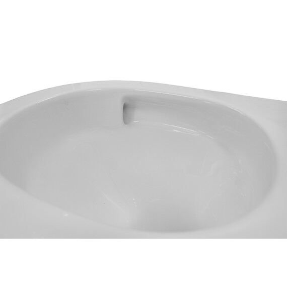 Унитаз подвесной безободковый Azario Grado AZ-0046-UQ3 с крышкой микролифт (Система смыва торнадо), Цвет производителя: белый - фото 7