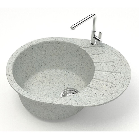 Кухонная мойка Azario Light CS00079923, светло-серый, Цвет производителя: светло-серый - фото 2