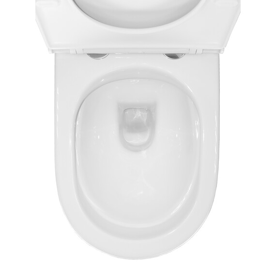 Унитаз подвесной безободковый Azario Navio AZ-0074 с крышкой микролифт - фото 7