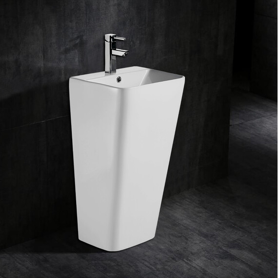 Раковина напольная Azario Fretta Square 44 см - фото 2