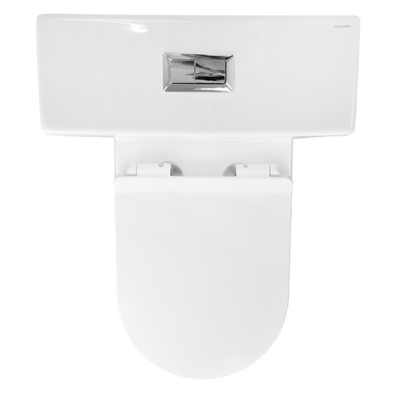 Унитаз-компакт безободковый Azario Corsa AZ-2062S с крышкой микролифт - фото 8