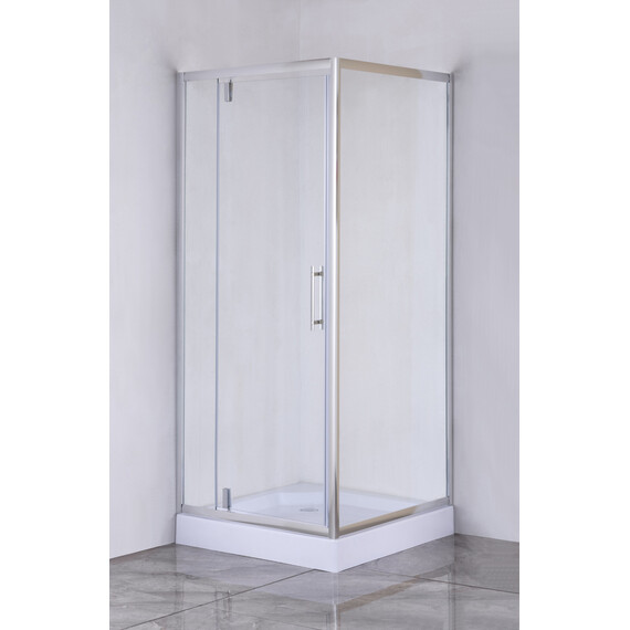 Душевое ограждение Loranto 90x90 см CS-604C 90, хром/прозрачное - фото 2