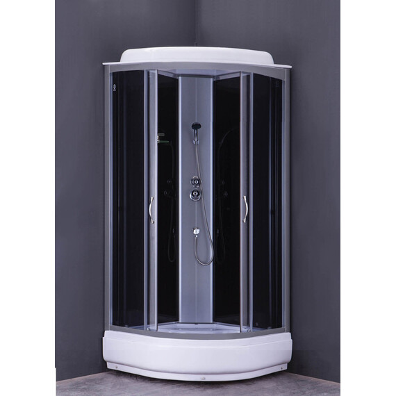 Душевая кабина Loranto 90x90 см CS-6690-25 G, хром/прозрачное - фото 2