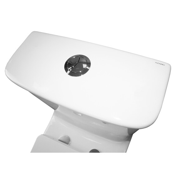 Унитаз-моноблок безободковый Azario Gressa AZ-1111 с крышкой микролифт - фото 8
