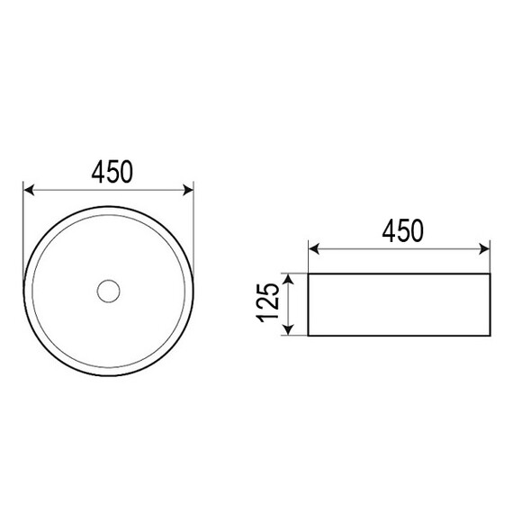 Раковина-чаша Azario 45 см AZ-4115 - фото 2