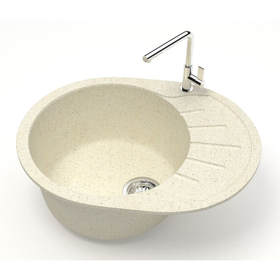 Кухонная мойка Azario Light CS00079919, бежевый, Цвет производителя: бежевый - фото 2