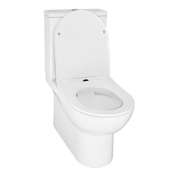 Унитаз-компакт безободковый Azario Ambra AZ-848 с крышкой микролифт - фото 3