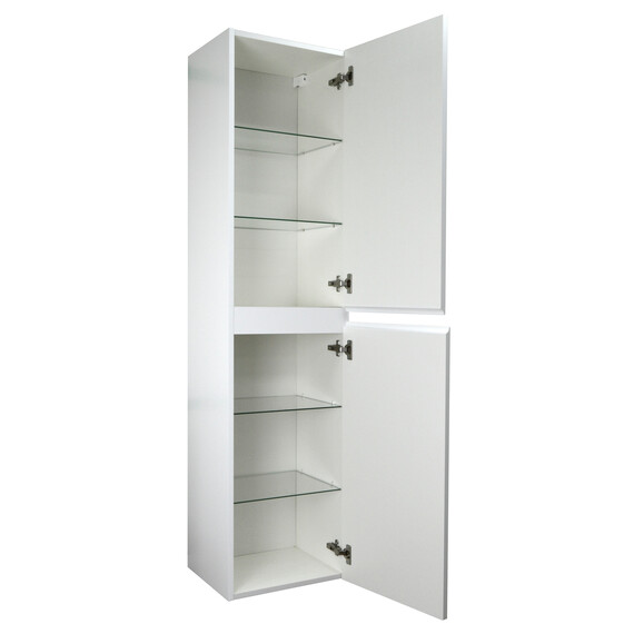 Пенал подвесной Azario Мила 40 см CS00080413, универсальный, белый матовый - фото 2