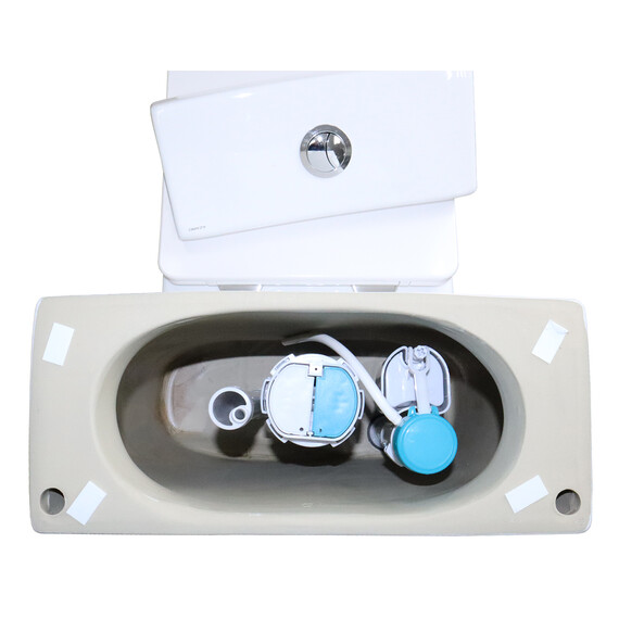 Унитаз-моноблок безободковый Azario Morano AZ-1001 с крышкой микролифт, Цвет производителя: белый - фото 9