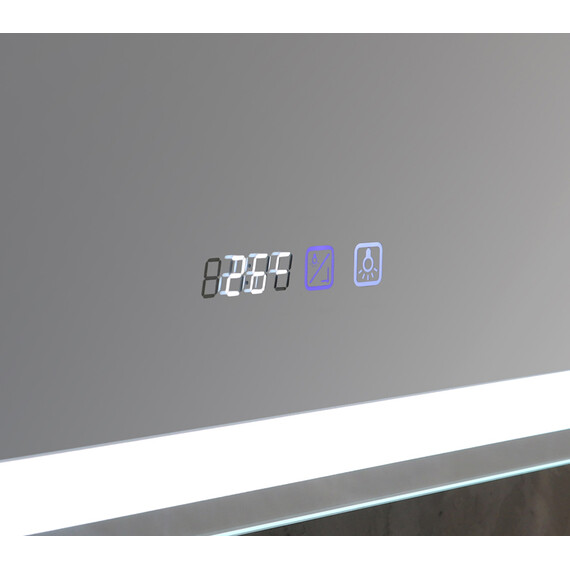 Зеркало-шкаф Azario Фиджи Led 50 см + часы - фото 3