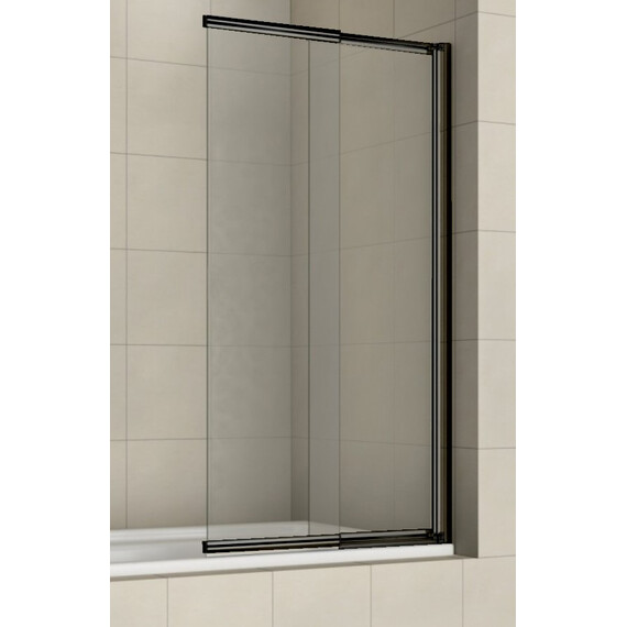 Шторка для ванны Azario Merrit 80х140 см AZ-NF6122 800 Black, чёрный/прозрачное - фото 2